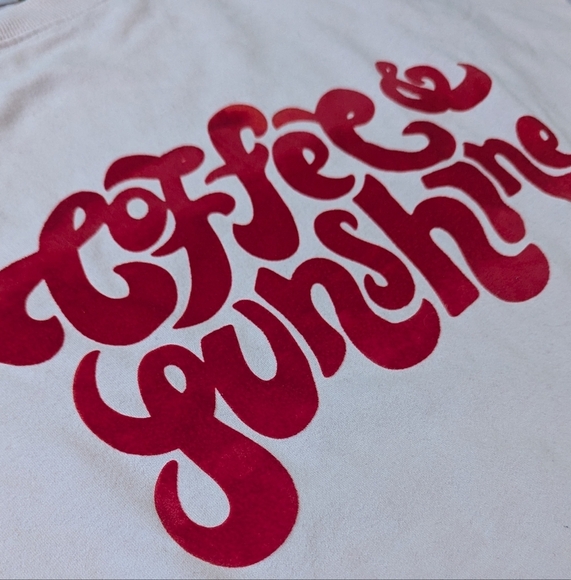 🌸 Wildfox Coffee & Sunshine Pink XL Sweatshirt ☀️☕ Cozy Retro Vibes - Picture 3 of 9